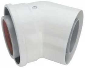 Worcester Greenstar 45-Degree Elbow, White