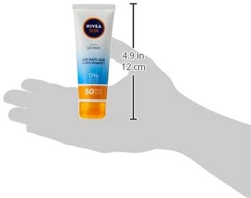 NIVEA Sun UV Face Anti-Age SPF 50 (50ml), Q10 Protects Against UVA/UVB Rays and Premature Skin Ageing, Anti-Ageing Cream - Image 4