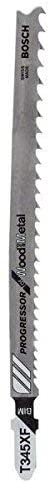 Bosch 2608634994 T345Xf Pack Of 5 Progressor Jigsaw Blade Wood And Metal, Multicolor, 34.7cm x 7cm x 22cm - Image 2