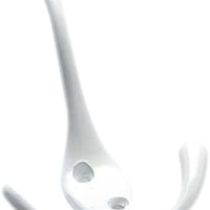 Merriway® BH00831 Triple Hat and Coat Hook - White