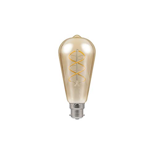 Crompton Lamps 6591 LED Filament Lamp B22 Bayonet Cap, Multicolor