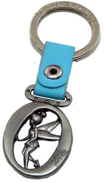 Tinker Bell Letter O Pewter Keyring, Turquoise, 1 - Image 3
