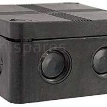 IP66 Black Weatherproof Outdoor / External Junction Box Complete With Connector
