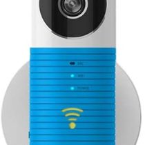 Plater Smart Baby Monitor WiFi Video Home Security Camera with P2P Night Vision Record Video Two-Way Audio Motion Detected Support TF Card for iPhone iPad Android Smartphone - Blue