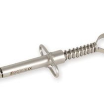 GIMA - Ticks Remover Tweezer, Stainless Steel, Sandblasted Finish,for Pets, as cats or dogs, and Human, 8.5 cm.