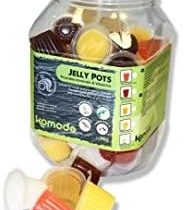 Komodo Pack of 10 Jelly Pots/Geckos/Insects/Beetles/Millipedes/Lizards/Parrots/Rodents/Mammals