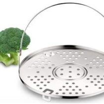 Lagostina Pressure Cooker Grill Accessory, Stainless Steel, 22 cm Diameter, for 3.5/5 / 6/7 / 9 Litres Capacity