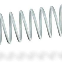 Fellowes 53150 – Pack of 100 Metallic Swirls, 16 mm, White