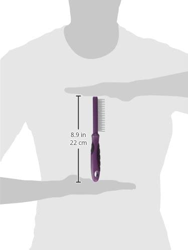 Rosewood Soft Protection Moulting Comb for Dogs, Purple - Image 4