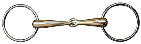 HKM Snaffle Bit 9862 Gold 70/135 Wide, Colour is not relevant - Image 2