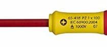 Stanley Fat Max Screwdriver Insulated Pz Pz1 X100Mm-Red And Yellow