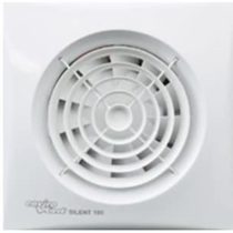 Envirovent SIL100T Silent-100T Axial Silent Extractor Fan Axial 100 mm / 4 Inch Timer Model (White)