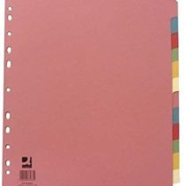 Q CONNECT A4 Extra Wide 12 Part Subject Divider
