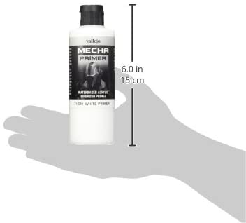 Vallejo Mecha Color Acrylic Paint, High Resistance for Airbrush Use Ideal for Model Painting 60 ml, White - Image 2