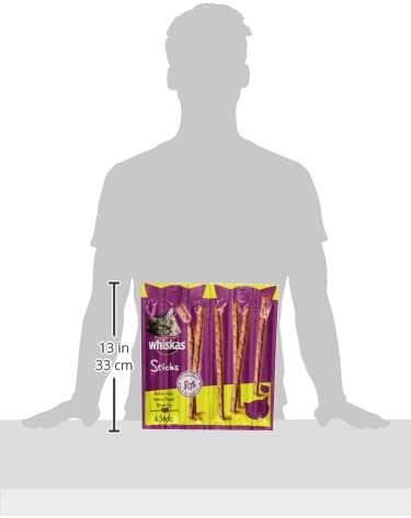 Whiskas Sticks Cat Snack, 14 Packs (14 x 36 G), 36 g (Pack of 14) - Image 4