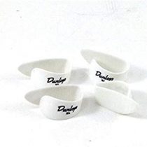 Dunlop White Plastic Thumbpicks Ex Large - 4 picks