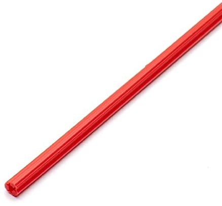 Merriway BH02063 (10 Pcs) Cut to Fit Hardwall Concrete Anchor PVC Wall Plug, Red 300 mm (12 Inch) for 6-8 Screws