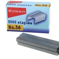 Rexel No.56 26/6 Staples for Standard Staplers, For Stapling Upto 20 Sheets, Use with Desktop Staplers and Pliers, Box of 5000