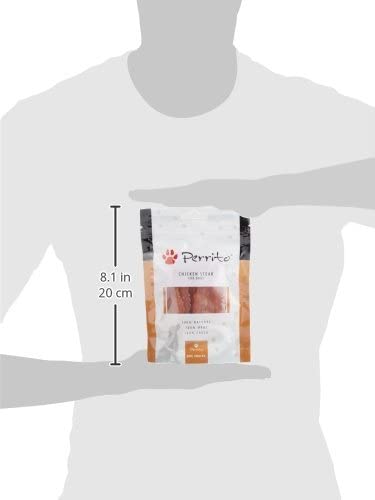 Perrito Chicken Steak Dog Treats, Chicken Steak in Wide Stripes Pack of 5 x 100 g, 100 g (Pack of 5) - Image 3