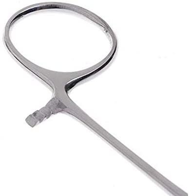 WUWYOUWL Hemostat Forceps, Stainless Steel Dog Cat Pet Scissors Ear Hair Clamp Fishing Scissors Tools (12.5cm Bent) - Image 4