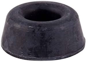 Merriway BH02007 (4 Pcs) Rubber Toilet Seat or Furniture Buffers, 22mm (7/8 inch) Black - Pack of 4 Pieces