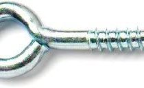 Merriway® BH00319 Screw-In Vine Eye, 50 mm (2 inch) - Zinc Plated, Pack of 12