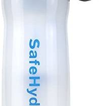 Pyramid Unisex's Safe Hydrate Water Purification Bottle and Filter, White, 650 ml