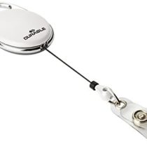 Durable Badge Reel STYLE in White | Pack of 10 | Ideal for Securely Holding Name Badges, Security Passes, Key Fobs, etc.