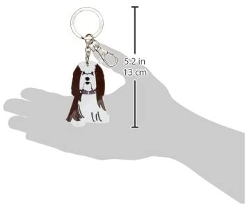 FouFou Dog Keychain Havanese, Black, 6cm - 8cm high - Image 2
