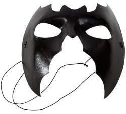 PARTY MASK HALF BLACK BAT BATMAN, 33 cm - Image 2