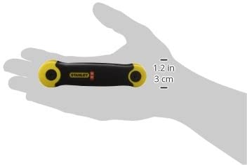 STANLEY Metic Folding Hex Key Set Pocket Size (8 Pieces) 2-69-264, Yellow/Black, 1 - Pack - Image 3