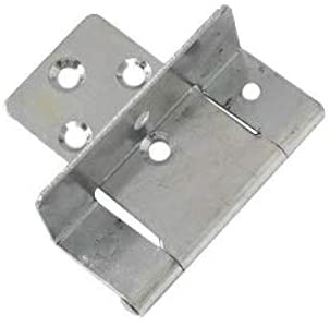 Merriway® BH01811 (2 Pcs) Non-Mortise Cranked Partial Wrap Cupboard Cabinet Door Flush Hinge