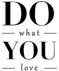 WALPLUS COM-CP030M Do What You Love Art Canvas Printing with FR030 Black Photo Frame, Vinyl, Multi-Colour, 40 x 30 x 2 cm - Image 3