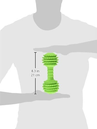 Rosewood Cyber Rubber Dumbbell Toy for Dogs, Tough, Chew-Resistant Interactive Dog Toy for Chewing Fetch and Play - Image 3
