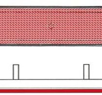 Reflector Square Rear Red