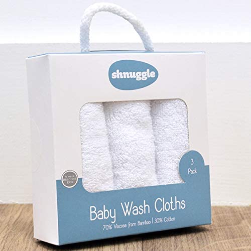 Shnuggle Baby Wash Cloths White, 3 Count (Pack of 1) - Image 4