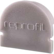 Reprofile end Cap R-AU-01-12, Grey, 18 mm, 2 Pieces