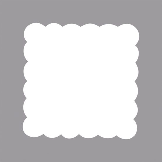 Rayher Square with Deco Border Motive Puncher, Orange, 2.7 x 2.7 cm - Image 2