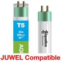 iQuatics Juwel Compatible Aquarium Fluorescent Light Bulb T5 (Single), Aqua Blue 50:50, 45w 895mm 36"