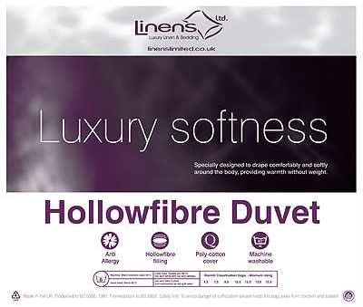 Linens Limited Baby Cot Bed Duvet Non Allergenic, Microfiber Cover with Hollowfibre Filling - Image 2