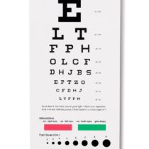 NCD Medical Snellen Pocket Eye Chart
