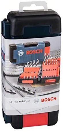 Bosch Professional 18pcs. HSS Twist Drill Bit PointTeQ (for Metal in ToughBox, diameter 1-10 mm, Accessory Drill) - Image 3