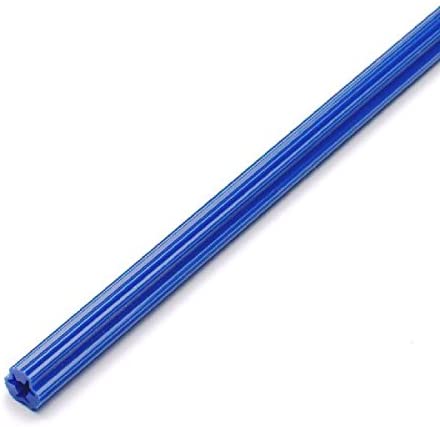Merriway BH02065 (10 Pcs) Cut to Fit Hardwall Concrete Anchor PVC Wall Plug, Blue 300 mm (12 Inch) for 10-16 Screws