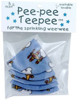 The Peepee Teepee for the Sprinkling WeeWee: Airplanes in Cellophane Bag, Blue, 3 Count (Pack of 1) - Image 3