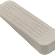 fiXte® Deluxe Heavy Duty Non-Slip Rubber Door Wedge Stopper, Light/Dark Grey (1, Light Grey)