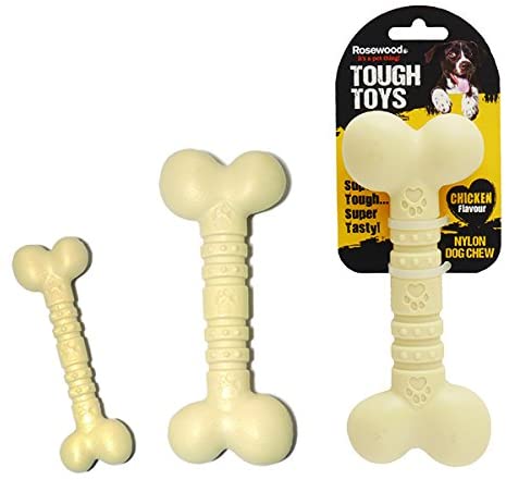 Rosewood Small Chicken Bone - Durable Nylon Chew Toy for Small Dogs - Image 4