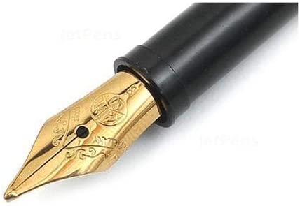 Kaweco Steel Nib Insert 060 with Thread Gold for Fountain Pen I for Sport Liliput DIA2 Original Special Student Series I Exclusive Stainless Steel Gold-Plated Nib Replacement I Nib: B (Broad)