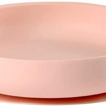 Béaba - Silicone Feeding Suction Plate - for Babies and Children - Pink