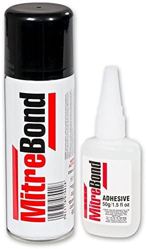 Unika Mitrebond MBNEW-AZ Industrial Superglue And Aerosol Activator, White