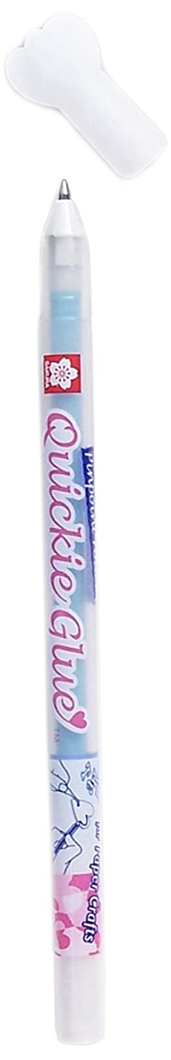 Sakura Quickie Glue Pen for Crafts Precise Glue Pen for Scrapbooking and Cradmaking Pinpoint Roller Ball Glue Pen, 3308600